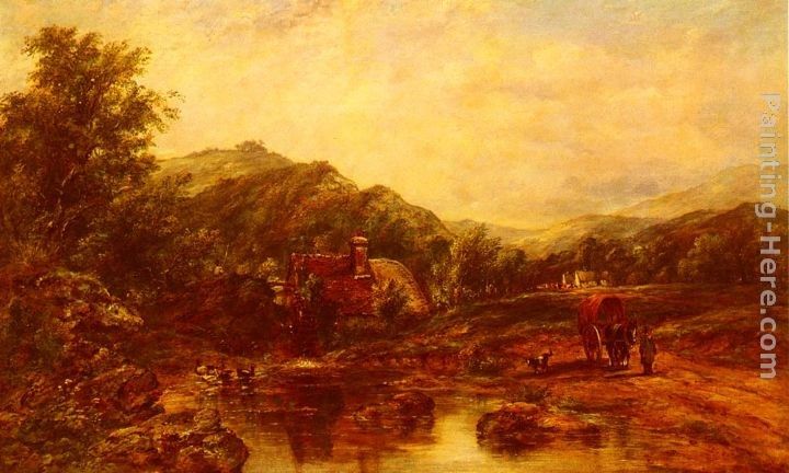 Frederick Waters Watts A Mill Stream Among The Hills